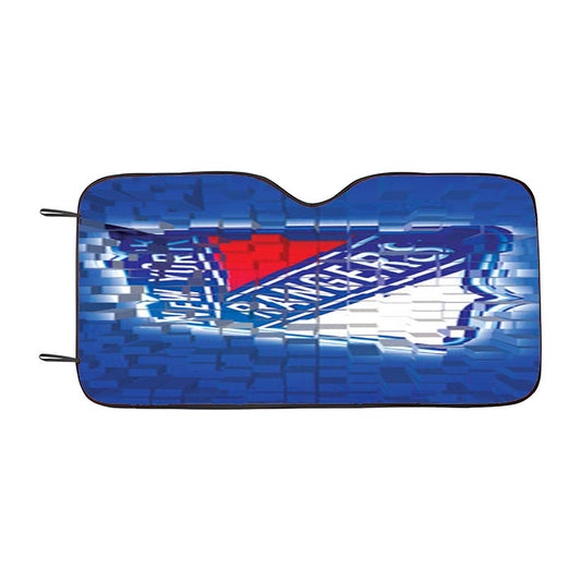 New York Rangers D Car Auto Sun Shade Windshield Cover