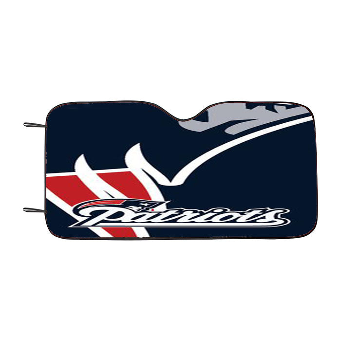 Nfl New England Patriots Logo Car Auto Sun Shade Windshield Cover