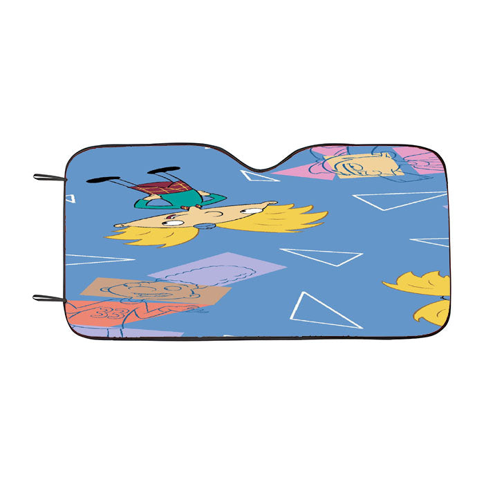 Nickelodeon Hey Arnold Pattern Car Auto Sun Shade Windshield Cover