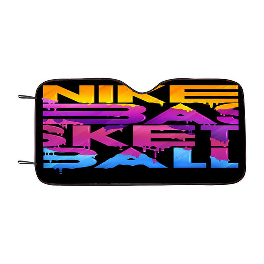 Nike Basket Ball Art Design Car Auto Sun Shade Windshield Cover