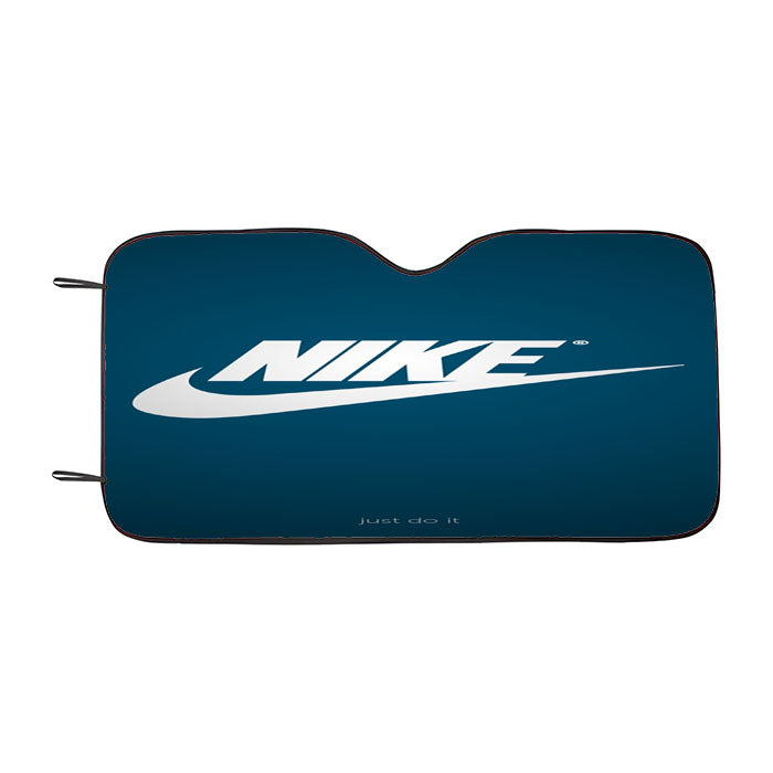 Nike Blue Car Auto Sun Shade Windshield Cover