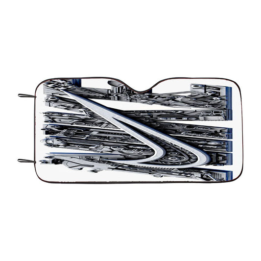 Nike D Art Car Auto Sun Shade Windshield Cover
