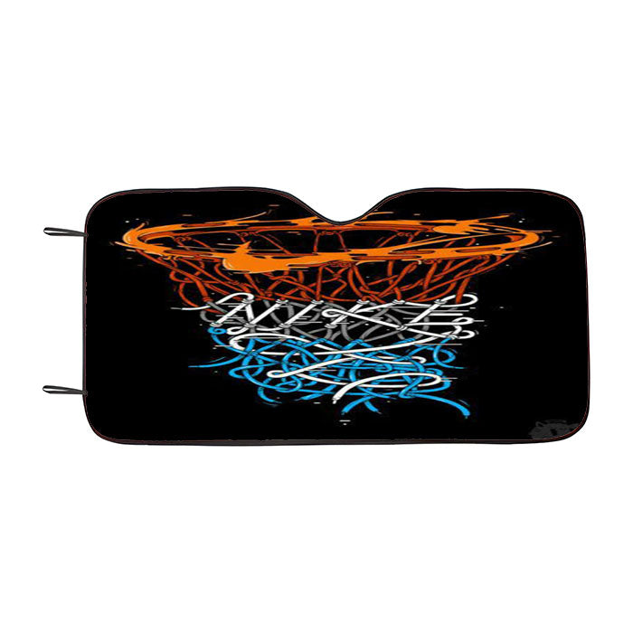 Nike Doodle Art Wight Car Auto Sun Shade Windshield Cover
