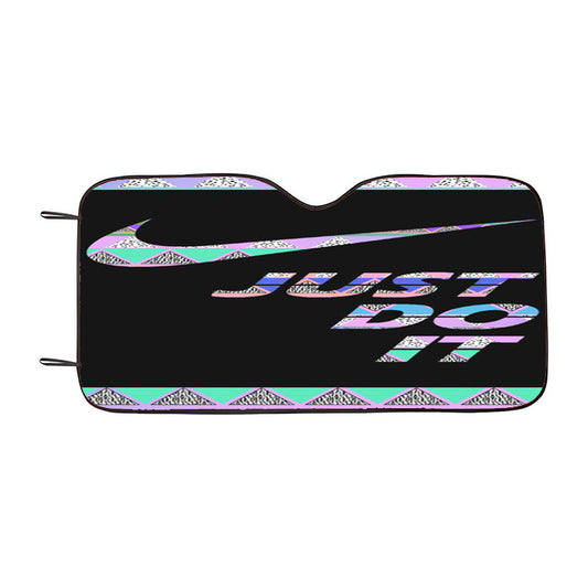 Nike Just Do It Aztec Pastel Car Auto Sun Shade Windshield Cover