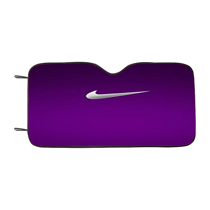 Nike Purple Car Auto Sun Shade Windshield Cover