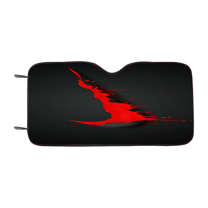 Nike Red Splash Car Auto Sun Shade Windshield Cover