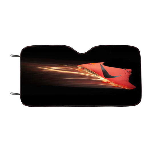 Nike Soccer Shoes Car Auto Sun Shade Windshield Cover