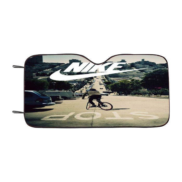 Nike Stop And The City Car Auto Sun Shade Windshield Cover