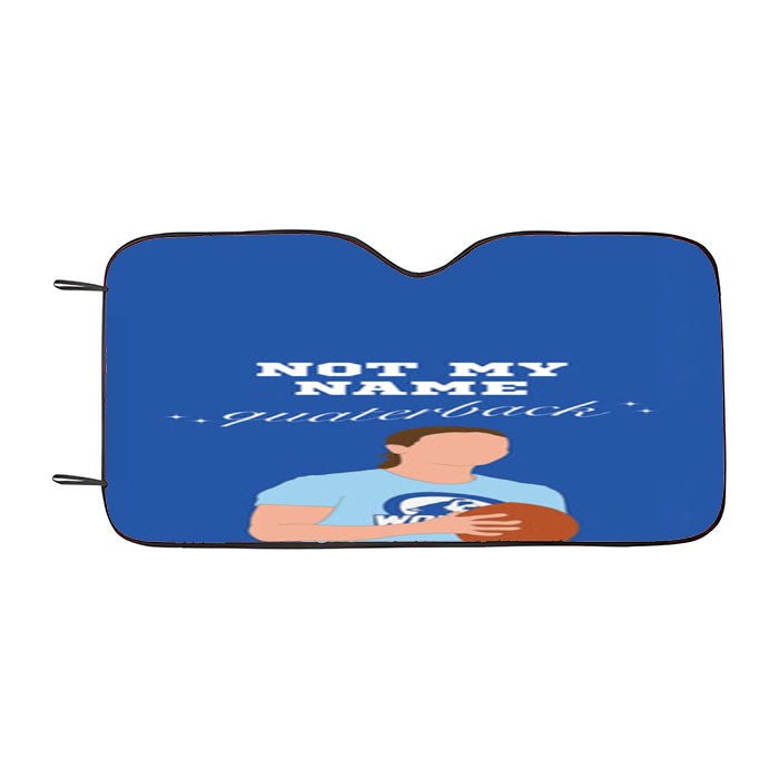 Not My Name Quaterback Car Auto Sun Shade Windshield Cover