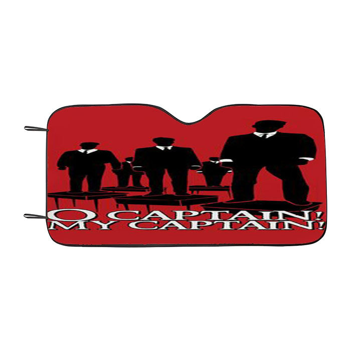 O Captain My Captain Car Auto Sun Shade Windshield Cover