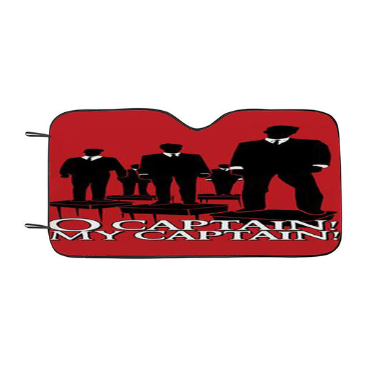 O Captain My Captain Car Auto Sun Shade Windshield Cover