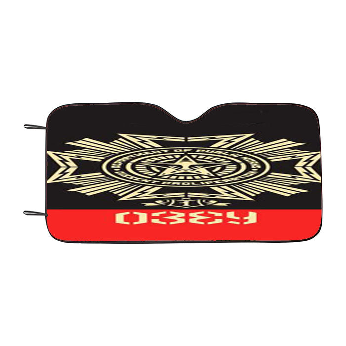 Obey Clothing Car Auto Sun Shade Windshield Cover