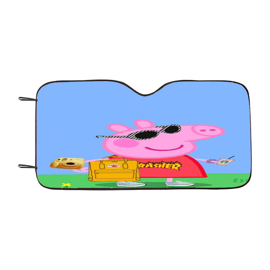 Peppa Pig Cool Hypebeast Vsco Girl Car Auto Sun Shade Windshield Cover