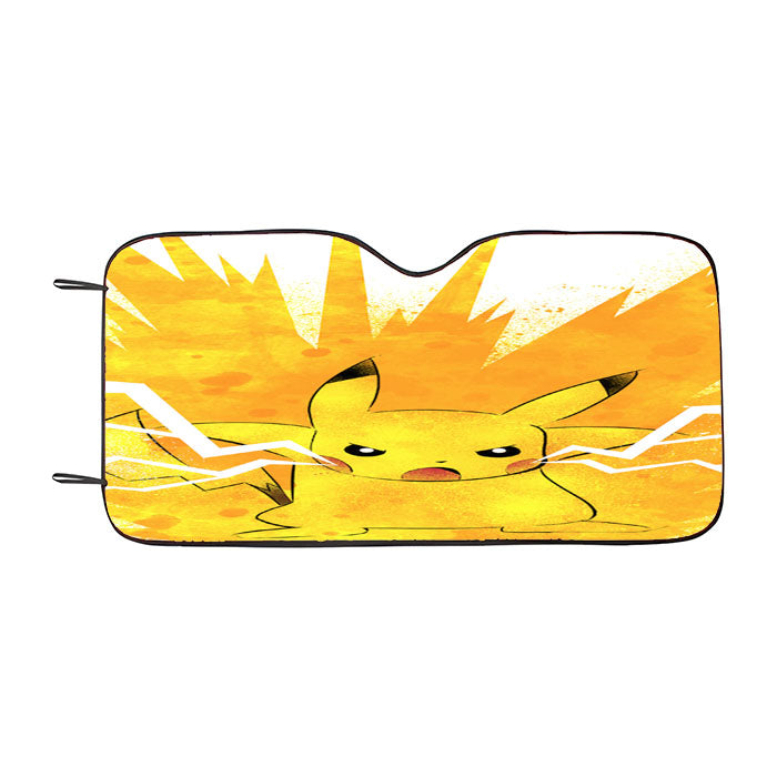 Pikachu 1000 Volt Car Auto Sun Shade Windshield Cover
