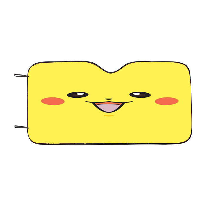 Pikachu Face Car Auto Sun Shade Windshield Cover