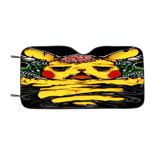 Pikachu Frankenchu Car Auto Sun Shade Windshield Cover