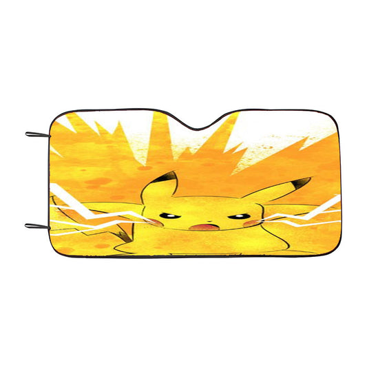 Pikachu Pokem Car Auto Sun Shade Windshield Cover