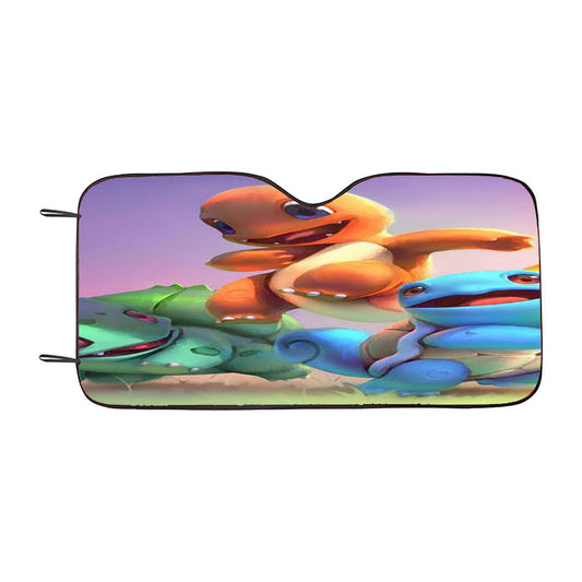 Pikachu Pokemon Anime Car Auto Sun Shade Windshield Cover