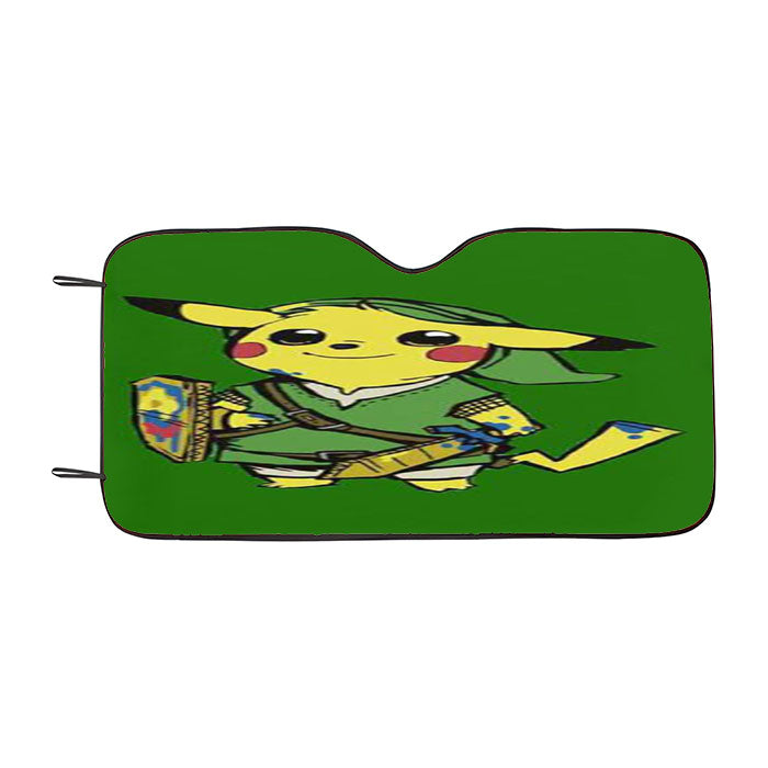 Pikachu Zelda Car Auto Sun Shade Windshield Cover