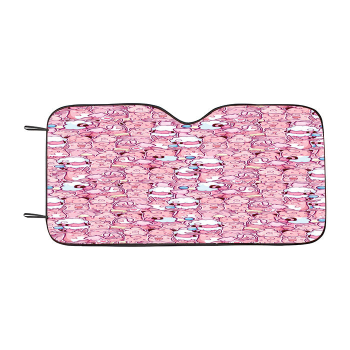 Pink Pokemon Pattern Collection Car Auto Sun Shade Windshield Cover
