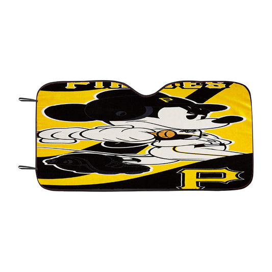 Pittsburgh Pirates Disney Mickey Mouse Car Auto Sun Shade Windshield Cover