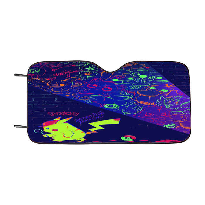 Pokemon Detective Pik Car Auto Sun Shade Windshield Cover