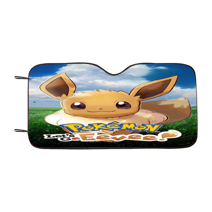 Pokemon Eevee Car Auto Sun Shade Windshield Cover