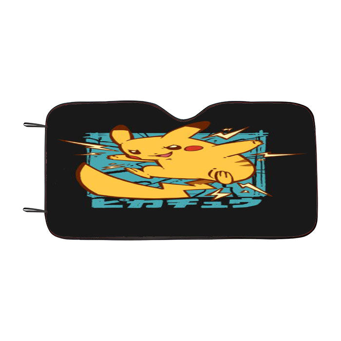 Pokemon Japan Strom Light Car Auto Sun Shade Windshield Cover