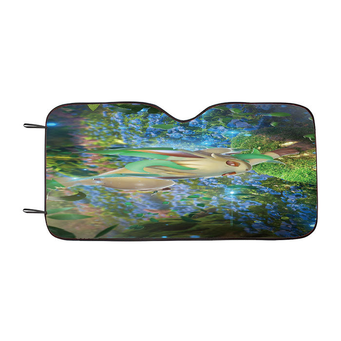 Pokemon Leafeon Wonderful Forest Wallpapers Car Auto Sun Shade Windshield Cover