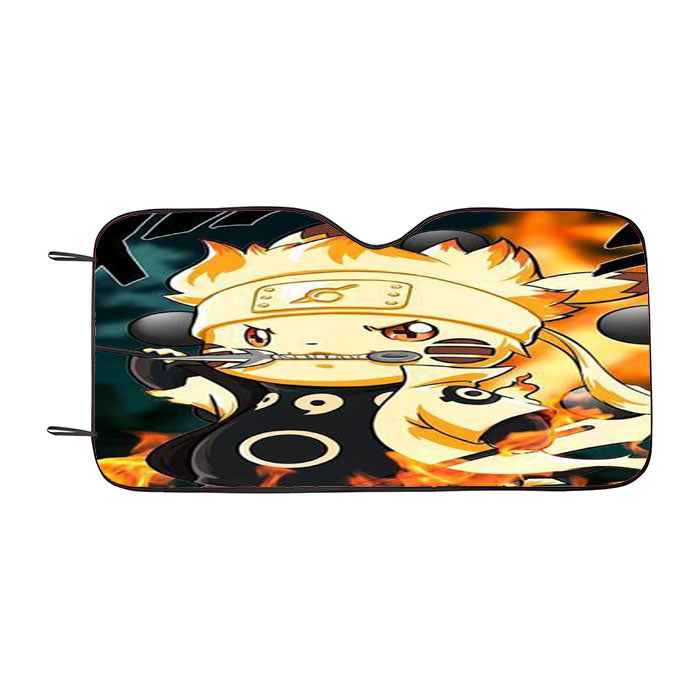 Pokemon Naruto Style Car Auto Sun Shade Windshield Cover