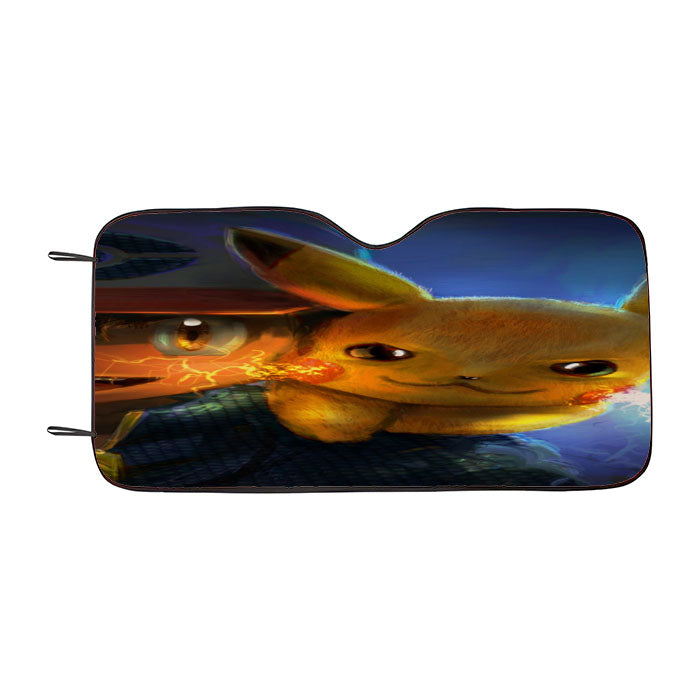 Pokemon Pikachu 4 Car Auto Sun Shade Windshield Cover