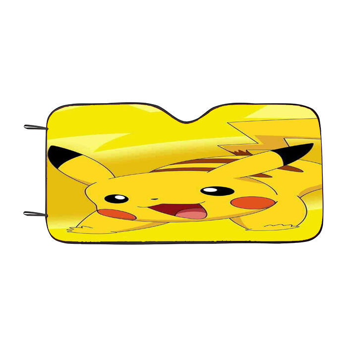 Pokemon Pikachu Happy Laugh Car Auto Sun Shade Windshield Cover