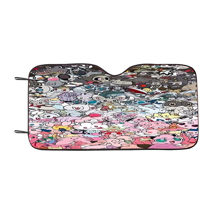 Pokemon Rainbow Wallpaper Car Auto Sun Shade Windshield Cover
