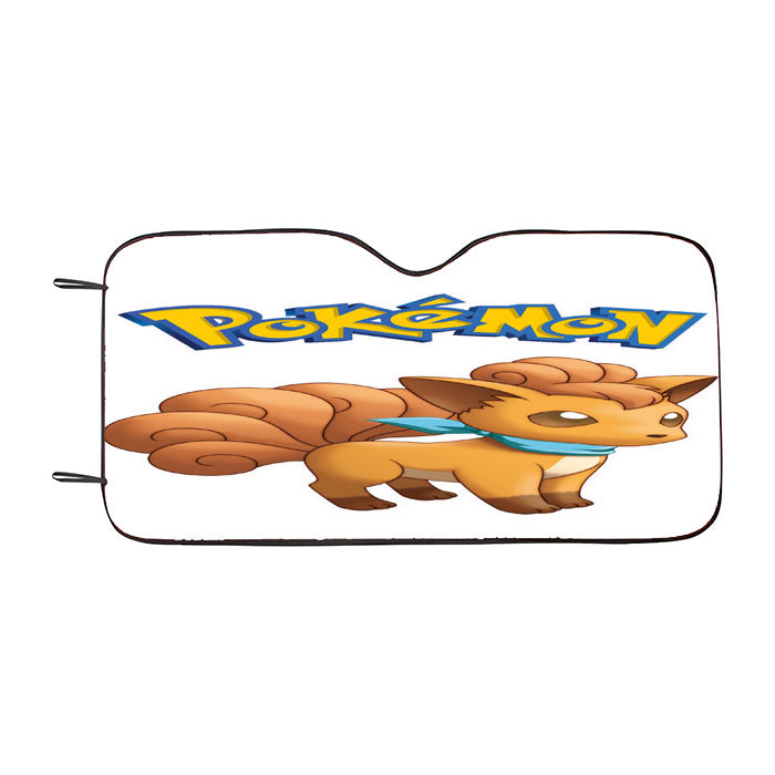 Pokemon Vulpix Pokedex Car Auto Sun Shade Windshield Cover