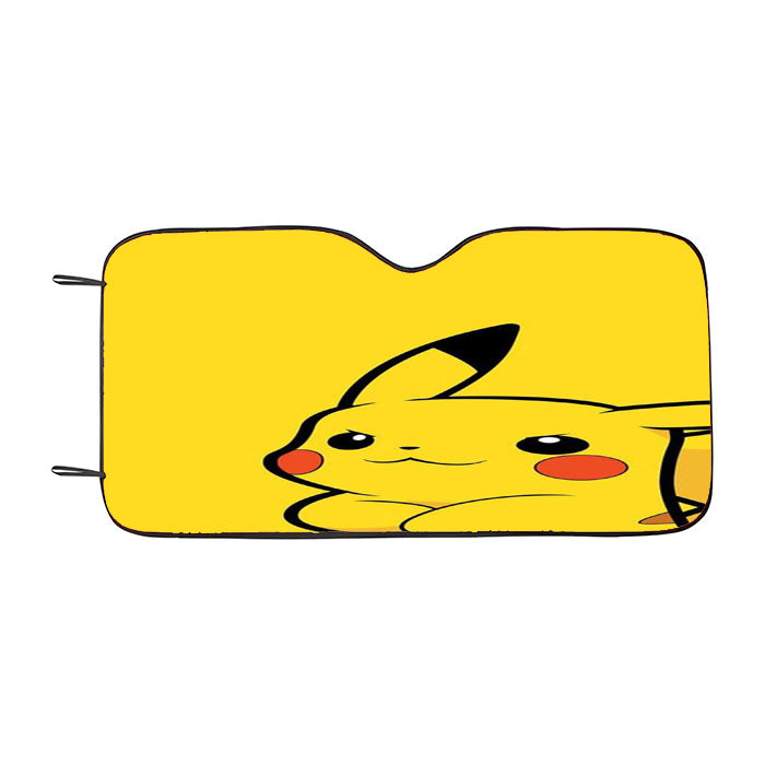 Pokemon Yellow Pikachu Car Auto Sun Shade Windshield Cover