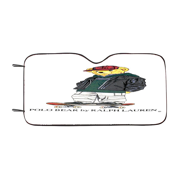 Polo Bear Skateboard Snowboard Car Auto Sun Shade Windshield Cover