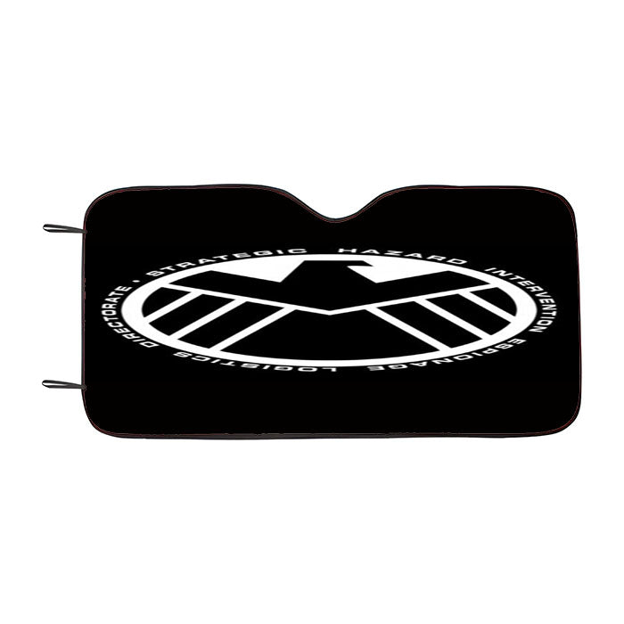 Retro Marvel S.H.I.E.L.D Logo Car Auto Sun Shade Windshield Cover
