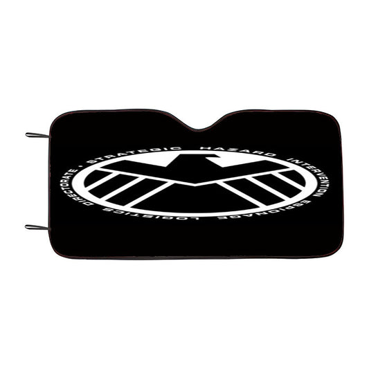 Retro Marvel S.H.I.E.L.D Logo Car Auto Sun Shade Windshield Cover