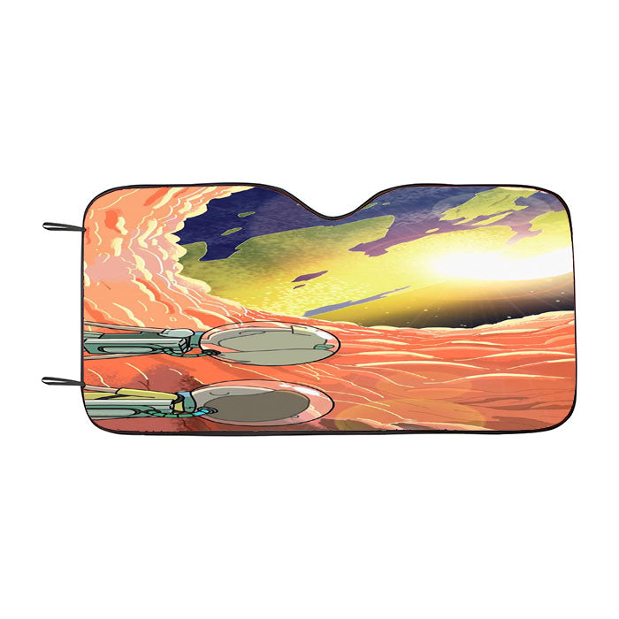 Rick And Morty Anatomy Park Car Auto Sun Shade Windshield Cover