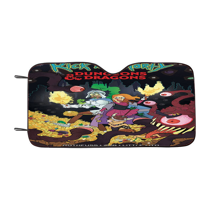 Rick And Morty Dungeons And Dragons Car Auto Sun Shade Windshield Cover