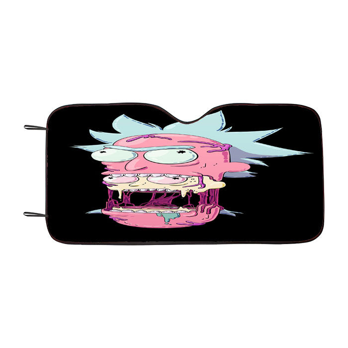 Rick And Morty Illustration Car Auto Sun Shade Windshield Cover