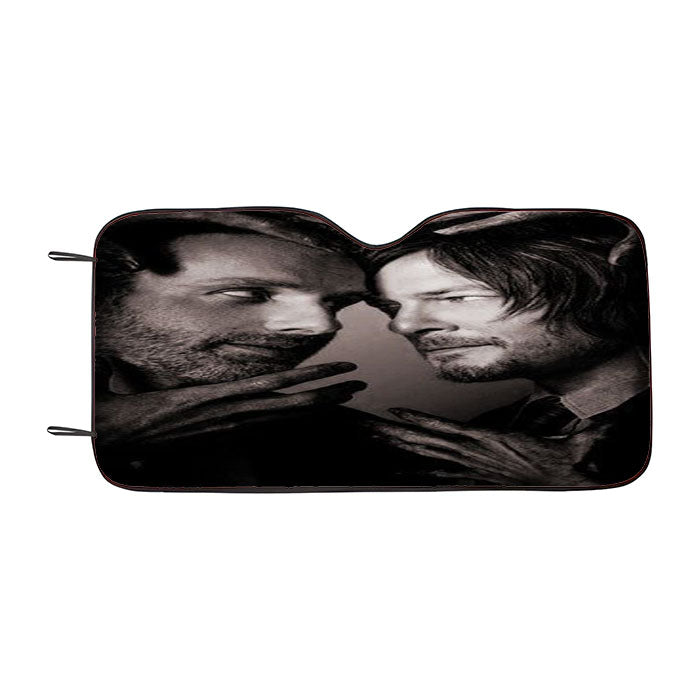 Rick Grimes Daryl Dixon Car Auto Sun Shade Windshield Cover