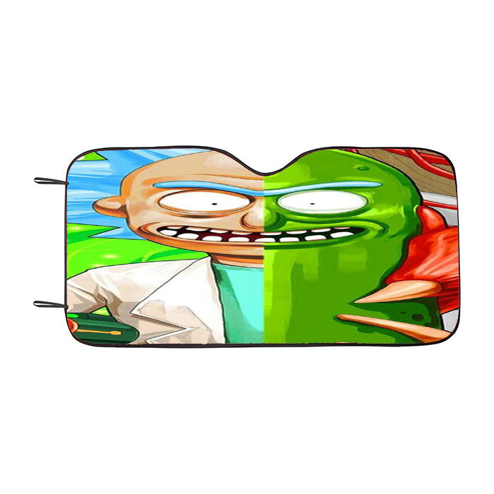 Rick Pickle Rick And Morty Car Auto Sun Shade Windshield Cover
