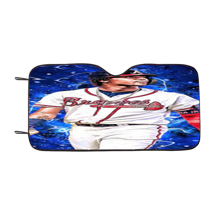 Ronald Acuna Jr Atlanta Braves Baseball Car Auto Sun Shade Windshield Cover