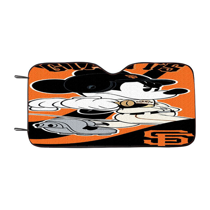 San Francisco Giants Disney Mickey Mouse Car Auto Sun Shade Windshield Cover