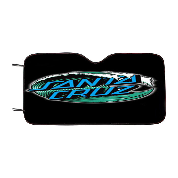 Santa Cruz Skateboard Logo Car Auto Sun Shade Windshield Cover