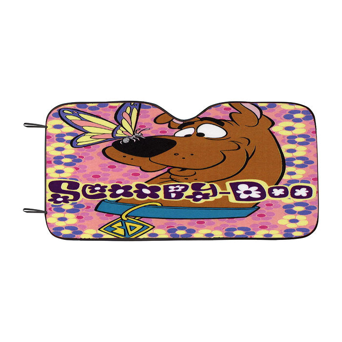 Scooby Doo Butterfly And Flower Car Auto Sun Shade Windshield Cover