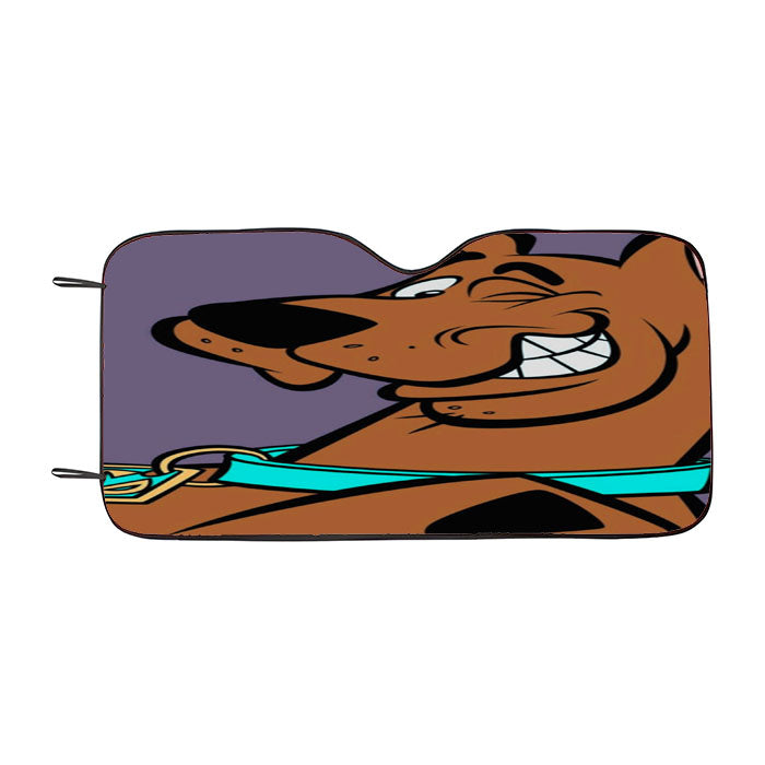 Scooby Doo Cute Wink Eyes Car Auto Sun Shade Windshield Cover