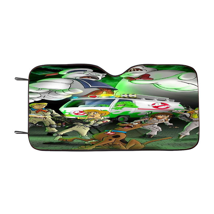 Scooby Doo Ghostbuster Style Car Auto Sun Shade Windshield Cover