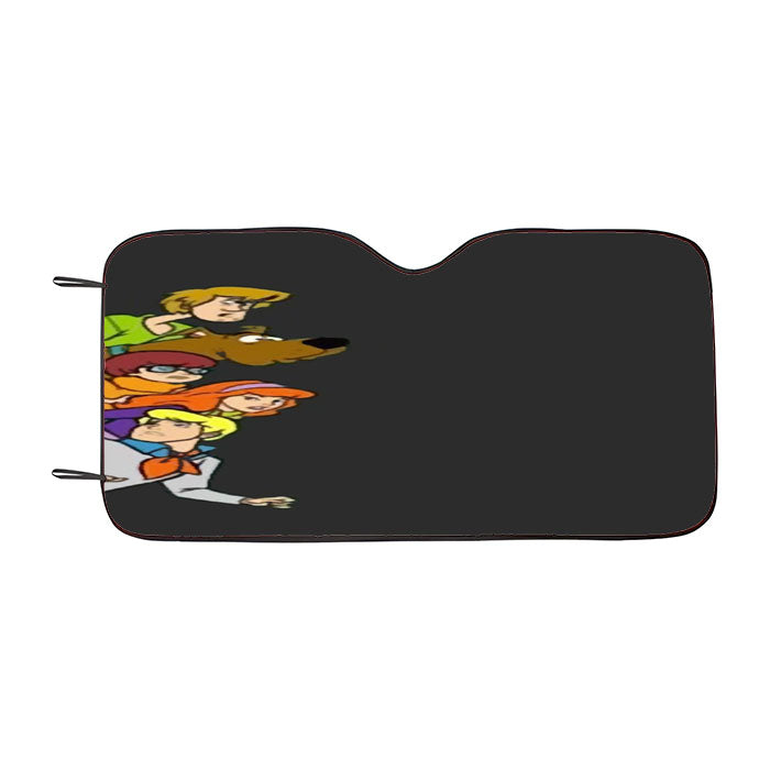 Shaggy Scooby Doo Velma Daphne Fred Car Auto Sun Shade Windshield Cover